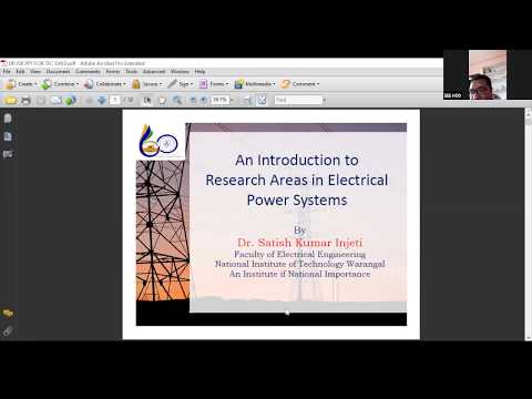 EEE - DAY 1 FDP  "Introduction to Research Areas in Electrical Power Systems".