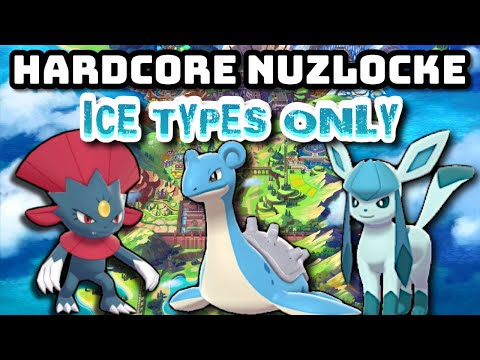 Pokemon Sword Hardcore Nuzlocke - Ice Types Only! (No items, No overleveling, No Dynamax)