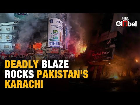 Karachi Mall Fire Kills Three as Flames Engulf Gul Plaza Late at Night
