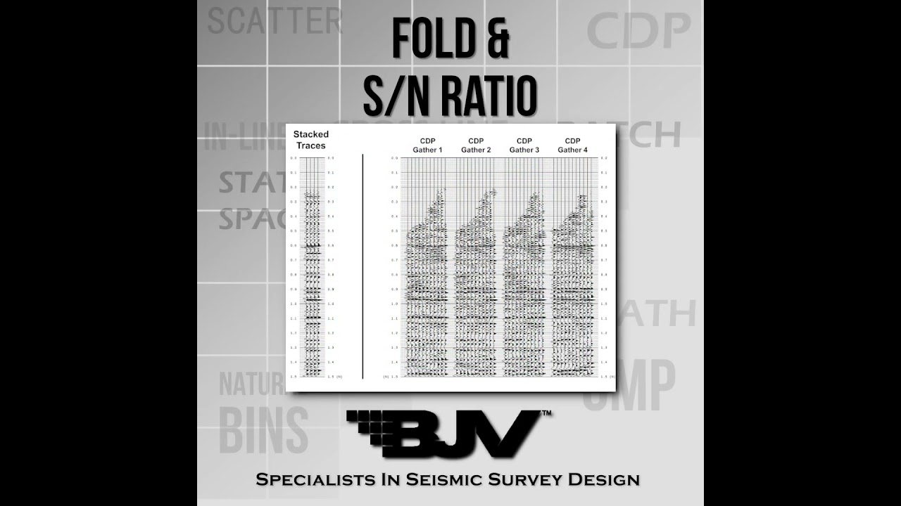 3D Seismic Survey Design - What is Fold? What is the Signal to Noise Ratio?