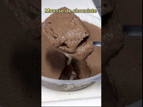 Mousse de chocolate sem leite condensado #delicia #receitafacil #receitas #mousse #chocolate #doces