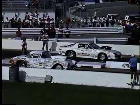 NHRA Modified eliminator dry hop drag racing corvette