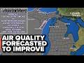 Northern Michigan forecasted to see better air quality as wildfire smoke moves out