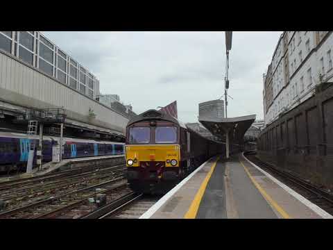 (HD) GBRf's Royal Scotsman livery 66743 & 66746 at London Victoria - 31/5/17
