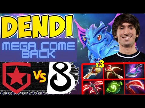 DENDI B8 vs GAMBIT | NEW ROSTER DEBUT!  Rapiers Megas COMEBACK | Dota 2 DPC CIS Decider ESL S1