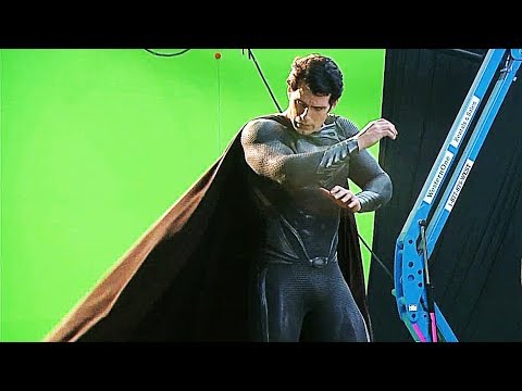 Real Black Superman Suit in 'Man Of Steel' Behind The Scenes