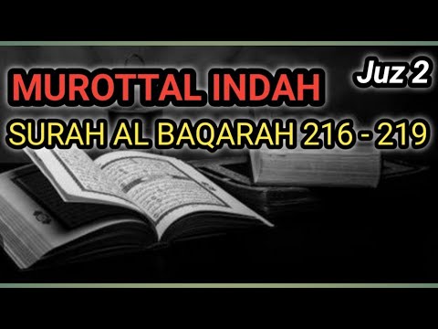 BELAJAR TAJWID CEPAT LANJUTAN MUROTTAL SURAH AL- BAQARAH AYAT 216 - 219
