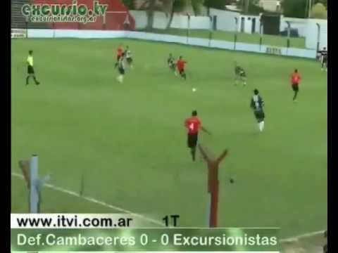 Def. de Cambaceres 0 - Excursionistas 1 - 15º Fecha-Torneo de Primera C 2012-2013