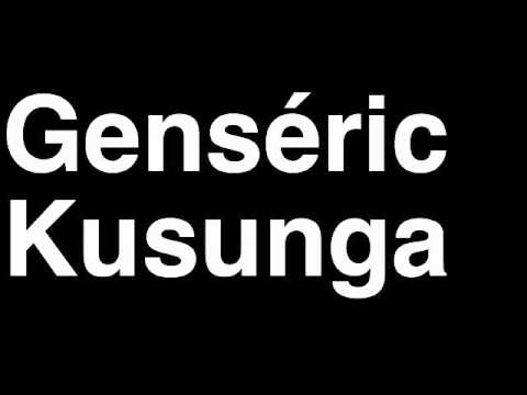 How to Pronounce Genseric Kusunga FC Basel 1893 Football Goal Penalty Kick Yellow Red Card Injury
