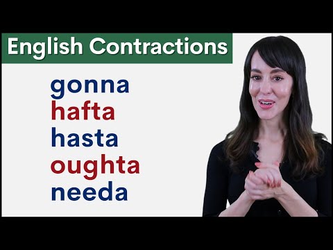 使用 TO | 文法和發音學習英語縮略詞 (Learn English Contractions using TO | Grammar and Pronunciation)