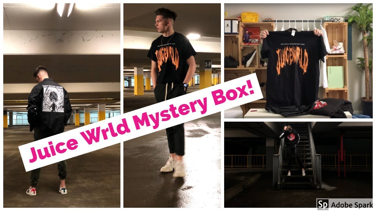 Juice Wrld Mystery Box // Try On & Review!! (RIP JUICE WRLD 😫❤️)