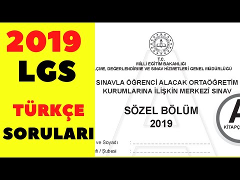 , title : '2019 LGS TÜRKÇE💥 SORU VE CEVAPLARI DETAYLI ANLATIM VE ÇÖZÜMÜ'