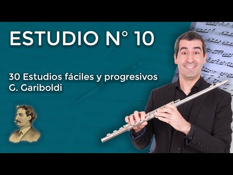 Estudio nº 10 - "30 Estudios fáciles y progresivos" de G. Gariboldi | Juan Val, flautista