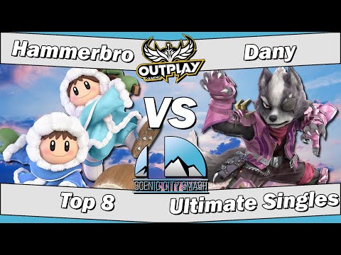 Scenic City Smash I Top 8 - Hammerbro (Ice Climbers) Vs. Dany (Wolf) Smash Ultimate
