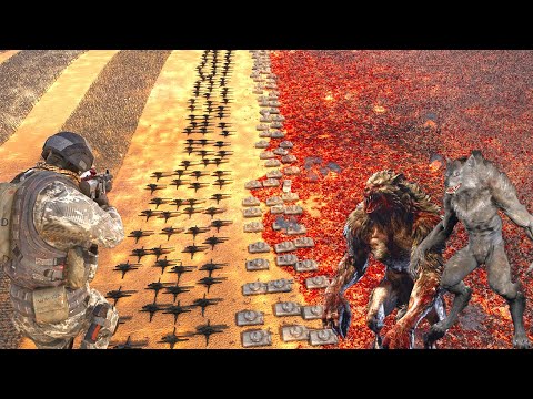3 million Hungry evil army attack Delta force !! Ultimate Epic Battle Simulator 2 | UEBS 2