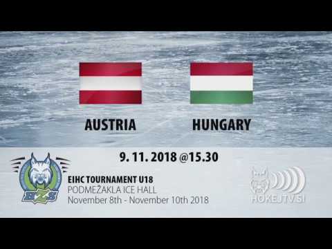 EIHC U18 Slovenia - AUT - HUN 0:4 highlights 20181109