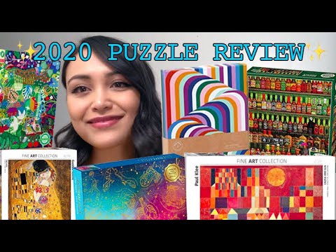 2020 Jigsaw Puzzle Review - Eurographics, Galison, Ravensburger, and More!