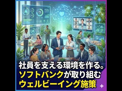 社員を支える環境を作る。ソフトバンクが取り組むウェルビーイング施策