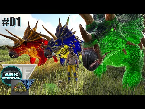 New Ark Adventure!  Eternal-ly Lost E01 Ark Survival Evolved - Ark Eternal - Parados - Lost Island