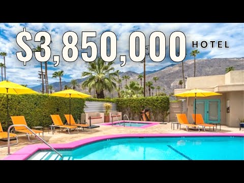Inside A $3.8 MILLION Palm Springs California HOTEL | Luxury Listing in Palm Springs California