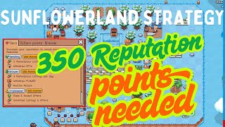 Sunflower Land Strategy : Importance of Reputation point || How to earn at least 350  Points easily