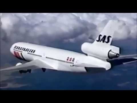SAS McDonald Douglas DC-10-30 AIR TO AIR PRESENTATION OF NEW 1984 LIVERY