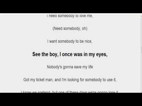 Somebody To Love Me - Mark Ronson & The Business Intl Lyrics