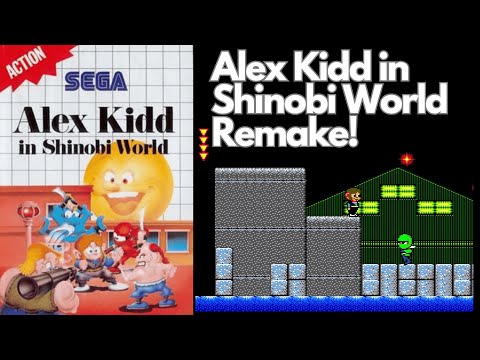 Alex Kidd in Shinobi World Sega Mega Drive / Genesis Remake Update!
