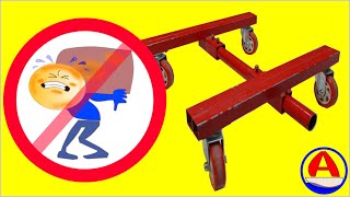 how to move very heavy things by yourself