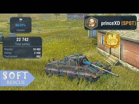 E 50M: 6200 Damage , 4 Frags - WOT BLITZ -