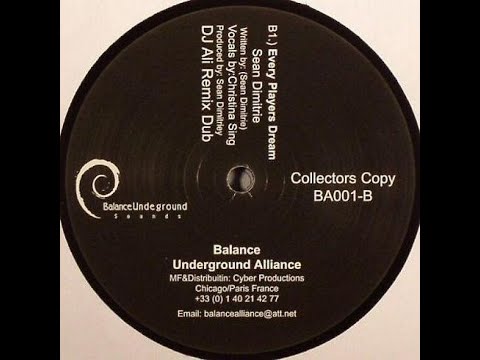 Sean Dimitrie – Every Players Dream (DJ Ali Remix Dub)