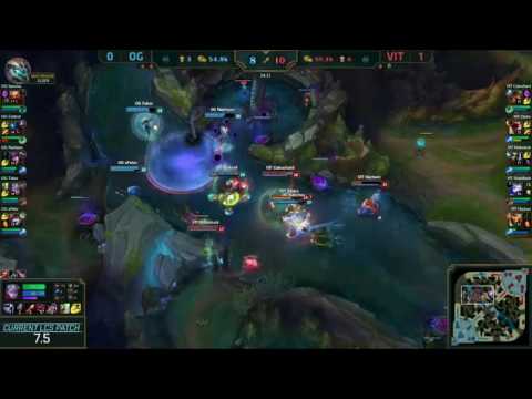 OG vs VIT Highlights Game 2 EU LCS Spring 2017 W8D1 Origen vs Vitality