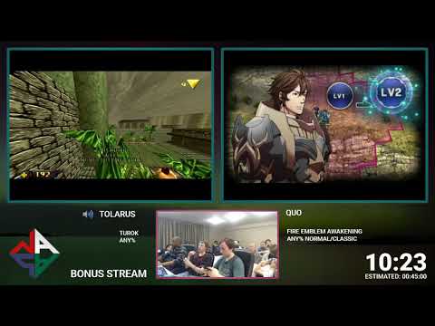 NASA 2017 BONUS STREAM - Fire Emblem: Awakening (Any% N/C) by quo VSTurok(Any%) by Tolarus