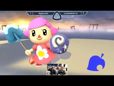 Sm4sh@Mines 54 - BigRed [W] (Mewtwo, R.O.B.) Vs. HLG|SAMFISH (Villager) - Grand Finals