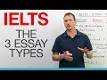 IELTS Writing: The 3 Essay Types
