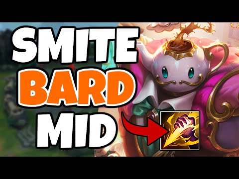 You can do the Smite Top strat Mid as well. So I played Bard Mid with Smite. And it worked well.