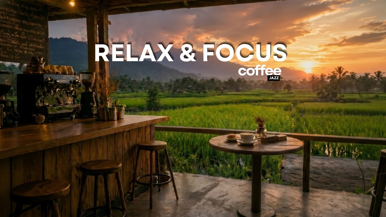 Quiet Countryside Café ☕ Smooth Jazz Ambience for Clear Mind & Deep Focus