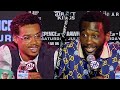 ERROL SPENCE JR CLOWNS TERENCE CRAWFORD IN HILARIOUS BACK & FORTH AT NEW YORK PRESS CONFERENCE