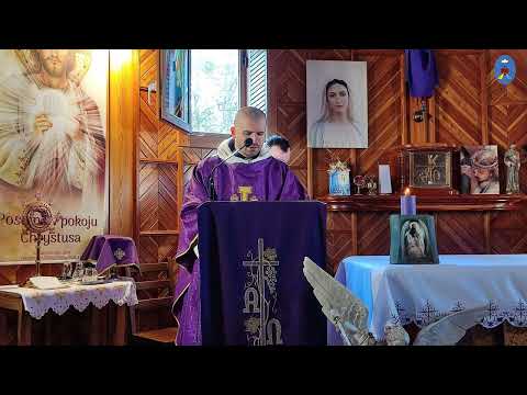 Pustelnia 12.04.2022-Kazanie o.Daniela-Jezus przyjmuje Kielich Męki,trwajmy przy Nim w chwili Krzyża