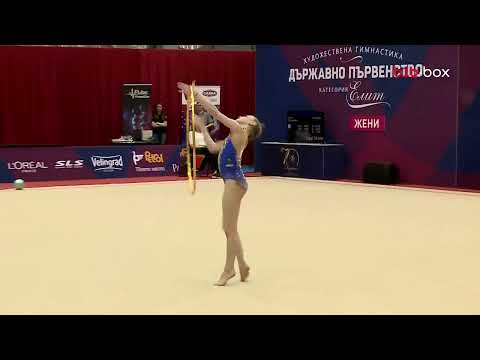 Stiliana Nikolova - Hoop AA - Bulgarian National Championships 2022