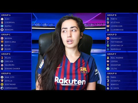 BARCA HAS THE TOUGHEST GROUP!!!! MILO MIRIAM CHAMPIONS LEAGUE GROUP STAGE DRAW 2022/2023 REACTION