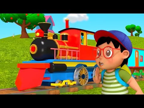 Gaadi Aayi Chuk Chuk | गाड़ी आयी जुक जुक | Hindi Nursery Rhymes | Hindi Kavita | Kids Channel India