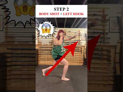 How To Do BOXING FOOTWORK + LEFT HOOK 🥊 #Shorts #MMA #Boxing