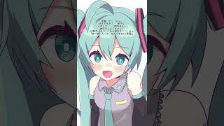 10秒だけ付き合ってゲーム 絵:あっけらぱー #初音ミク #vocaloid