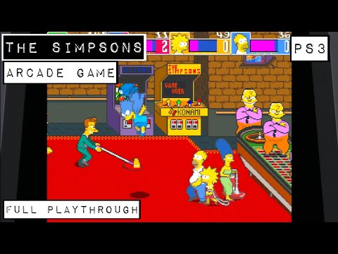 the simpsons arcade game pc controls