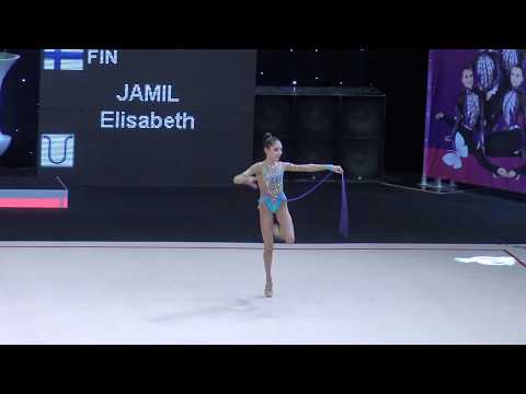 Miss Valentine 2019 Jamil Elisabeth RG FIG Junior Rope Final FIN