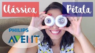 Comparando as mamadeiras da Avent