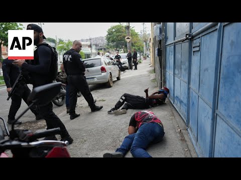 Raid on gang in Brazil leaves at least 60 dead and 81 under arrest