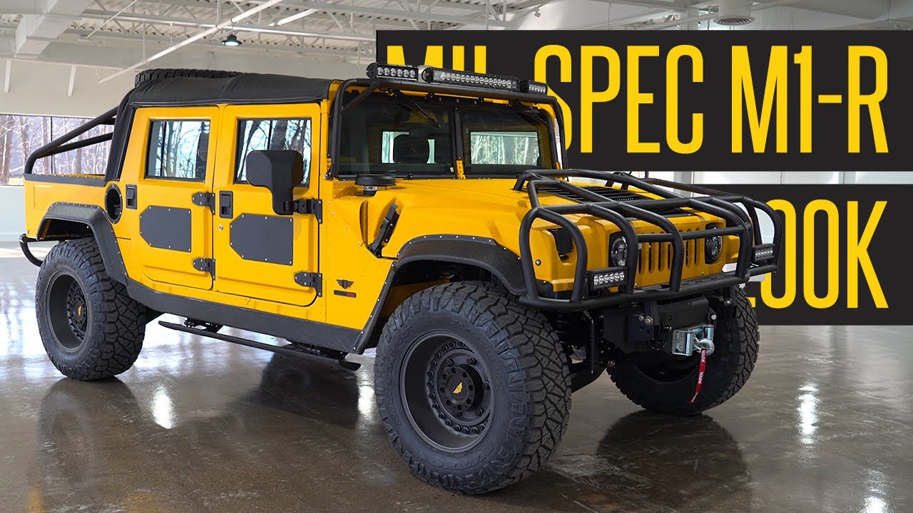 2021 Mil-Spec M1-R Hummer H1 Restomod Packs 800-HP Turbo Diesel V8