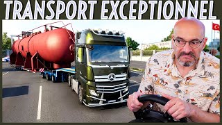 Transport exceptionnel dans ETS2 : 70 tonnes d'emmerdements ! 🤣😂 [Gameplay 4K]